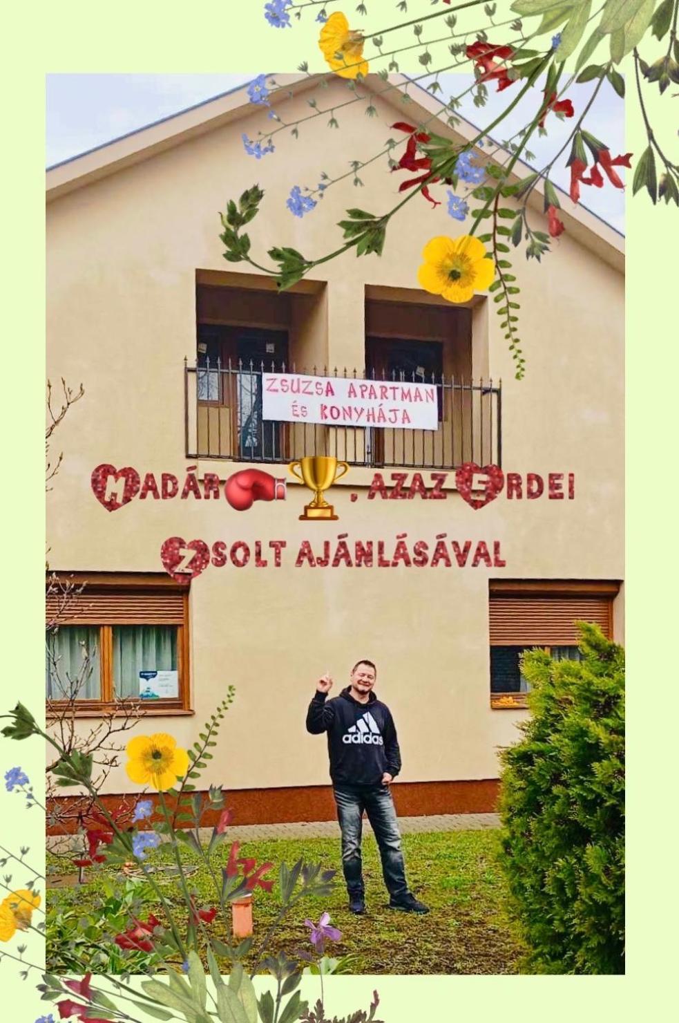 Zsuzsa Apartman Hajdúszoboszló 外观 照片